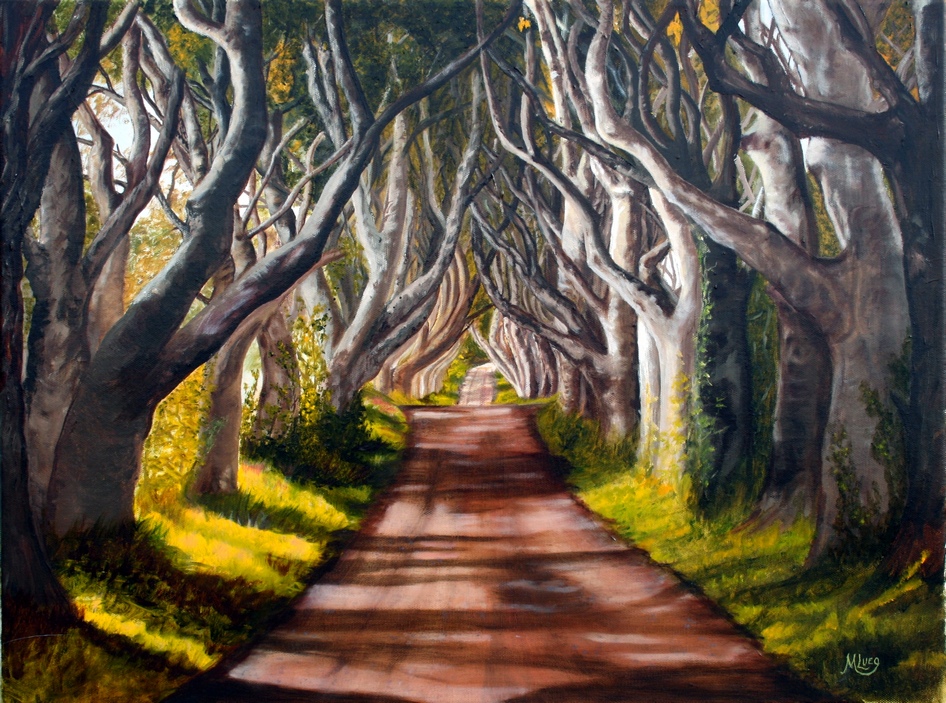 Dark Hedges before tourism